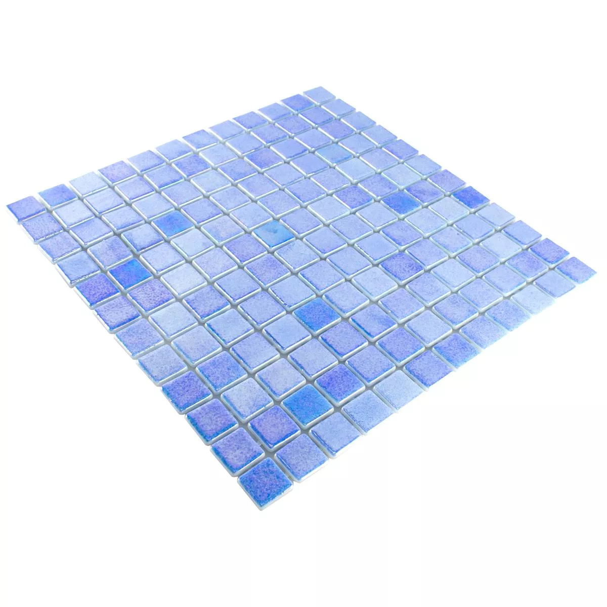 Muster von Glas Schwimmbad Pool Mosaik McNeal Blau 25