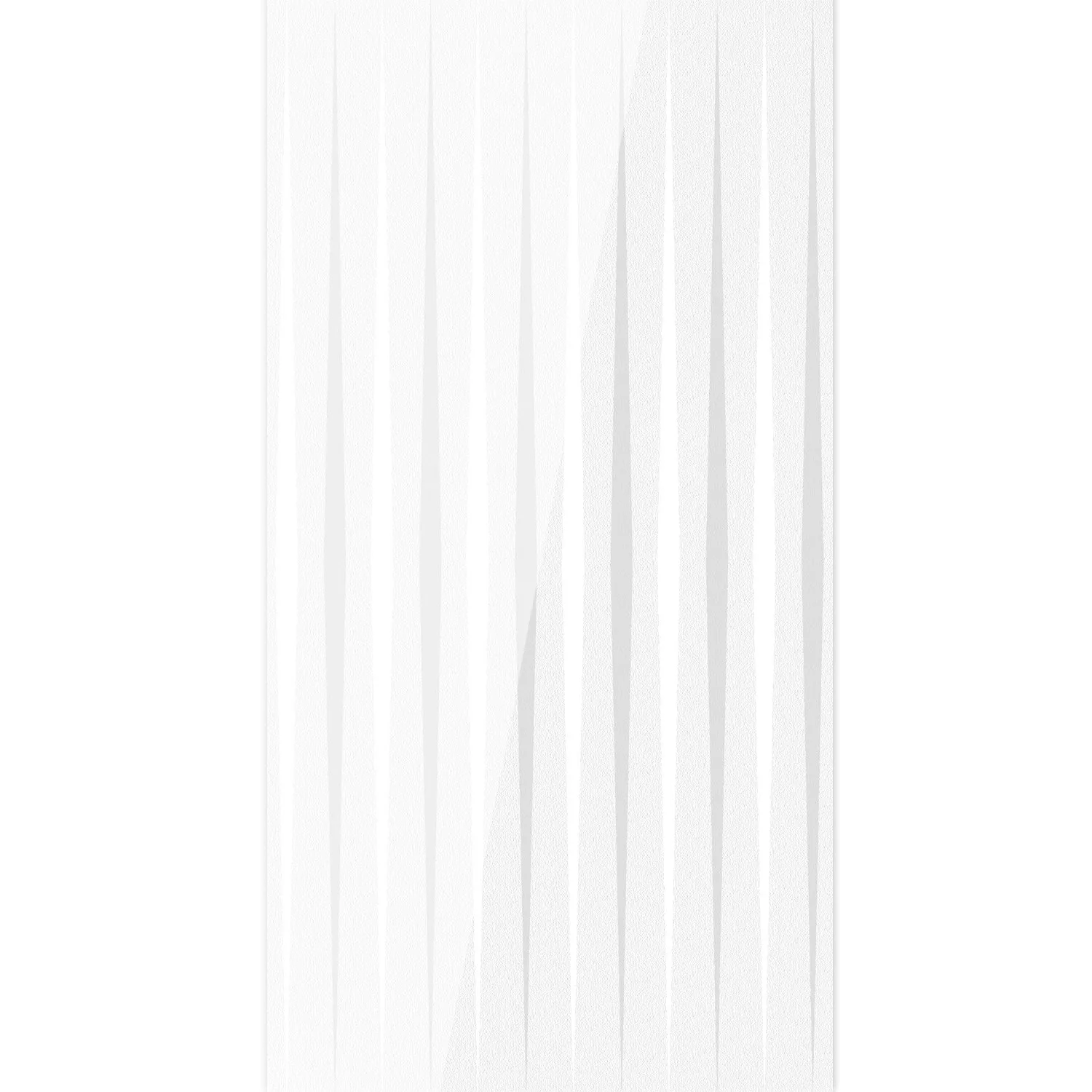 Wandfliesen Vulcano Stripes Dekor Rektifiziert Weiss 60x120cm