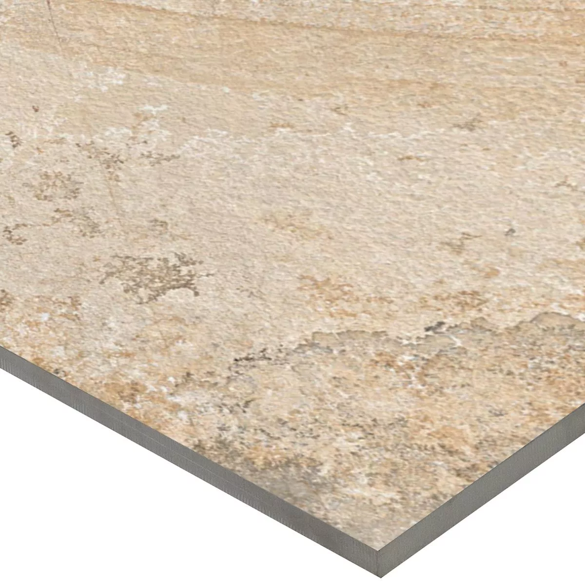 Terrassenplatte Feinsteinzeug McClave Beige 60x60x2 cm