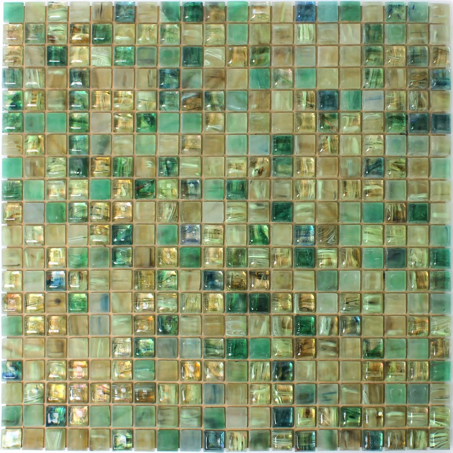 Muster von Glas Schwimmbad Pool Mosaik Fliesen Pergamon Grün