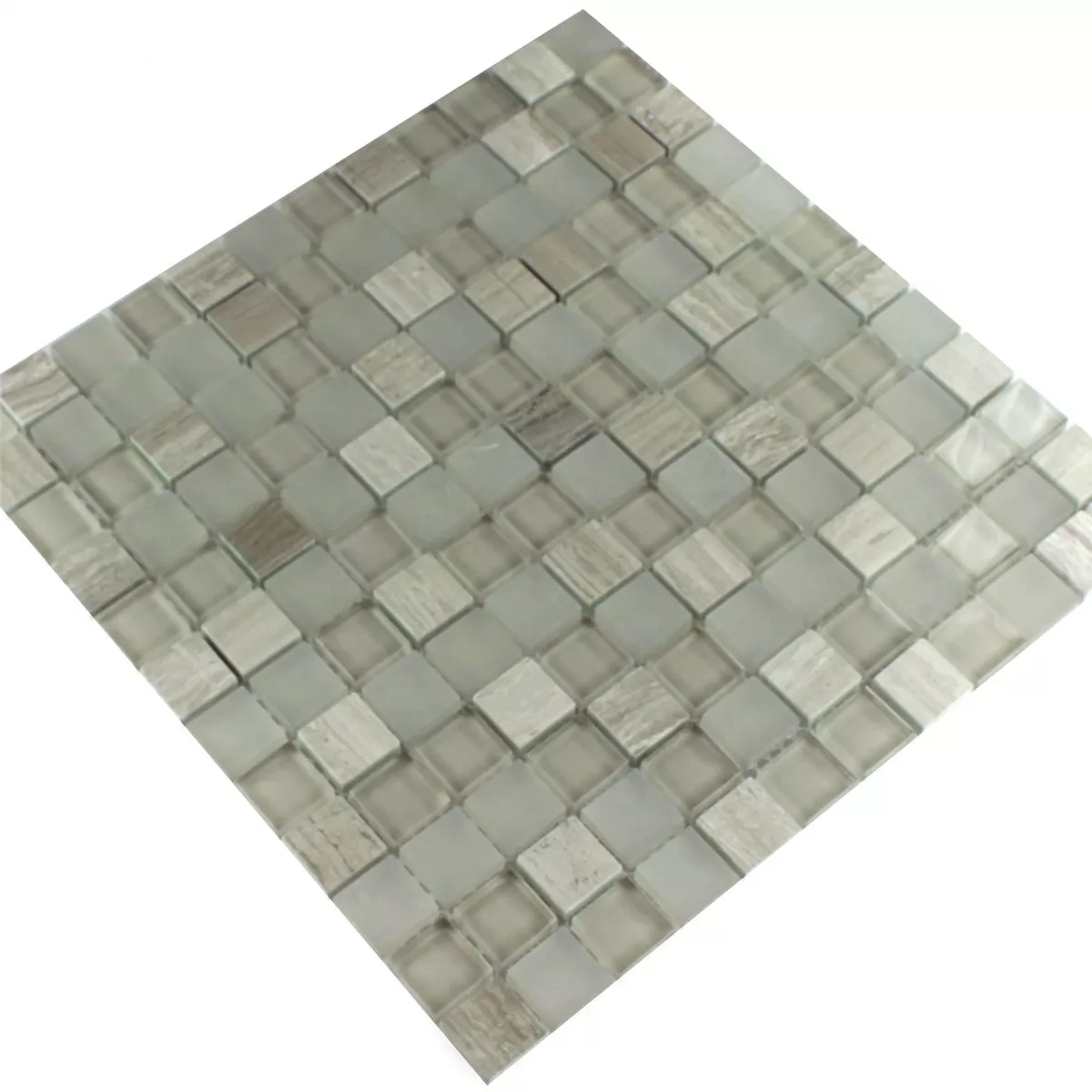 Muster von Mosaikfliesen Glas Marmor Burlywood 