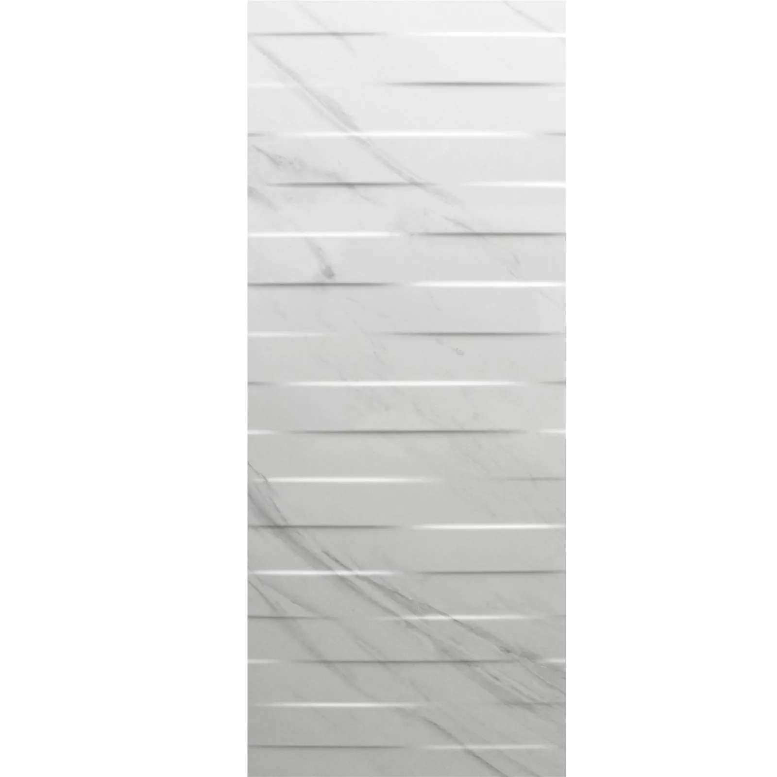 Wandfliesen Springs Rektifiziert Weiß 40x120cm Dekor