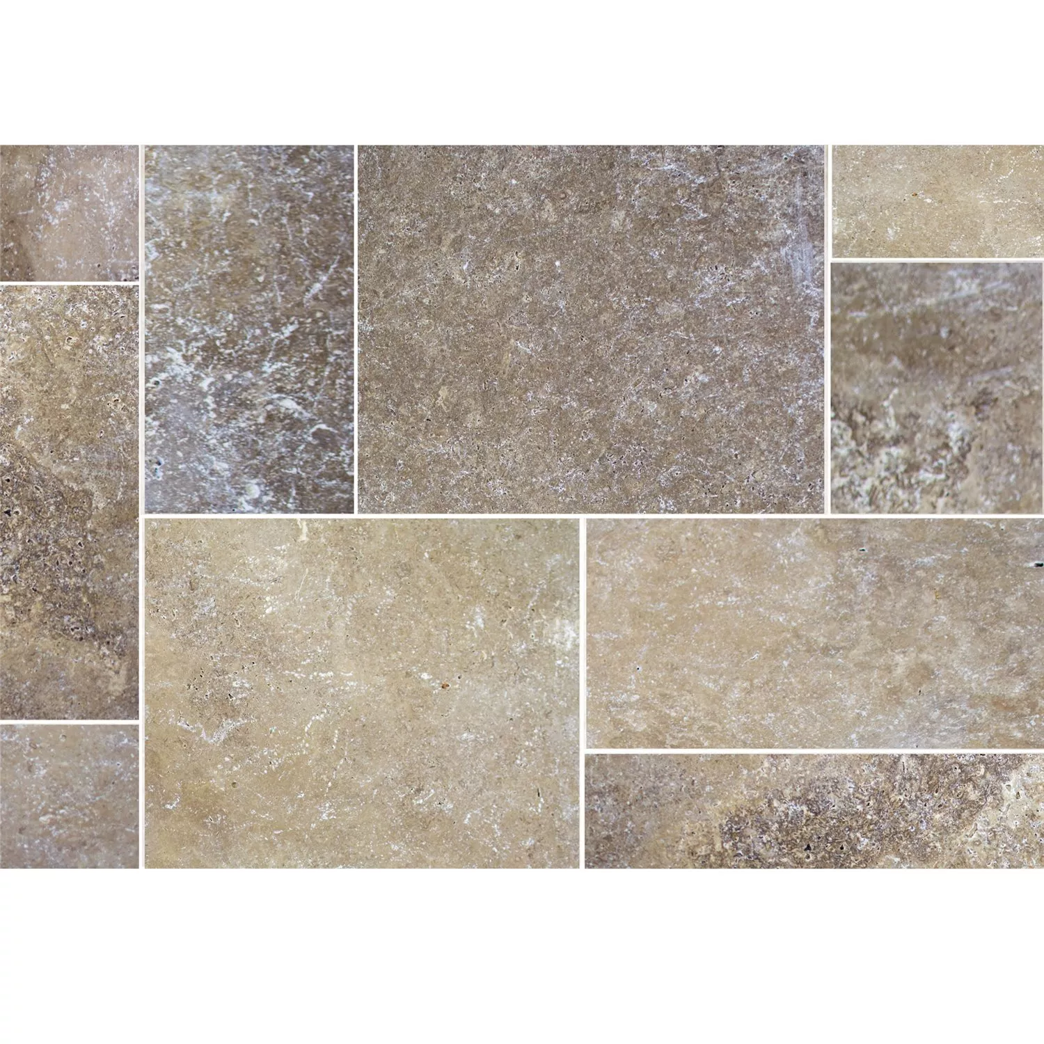 Natursteinfliesen Travertin Patara Noce Römischer Verband Natursteinfliesen Travertin Patara Noce Römischer Verband