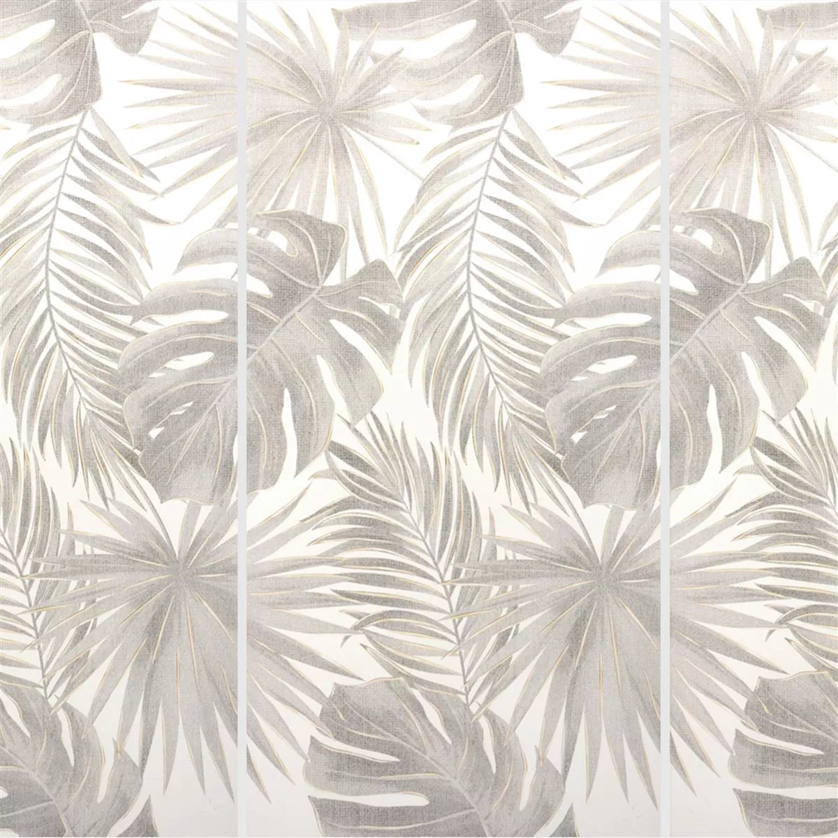 Wandfliesen Maldives Floral 30x60cm Grau