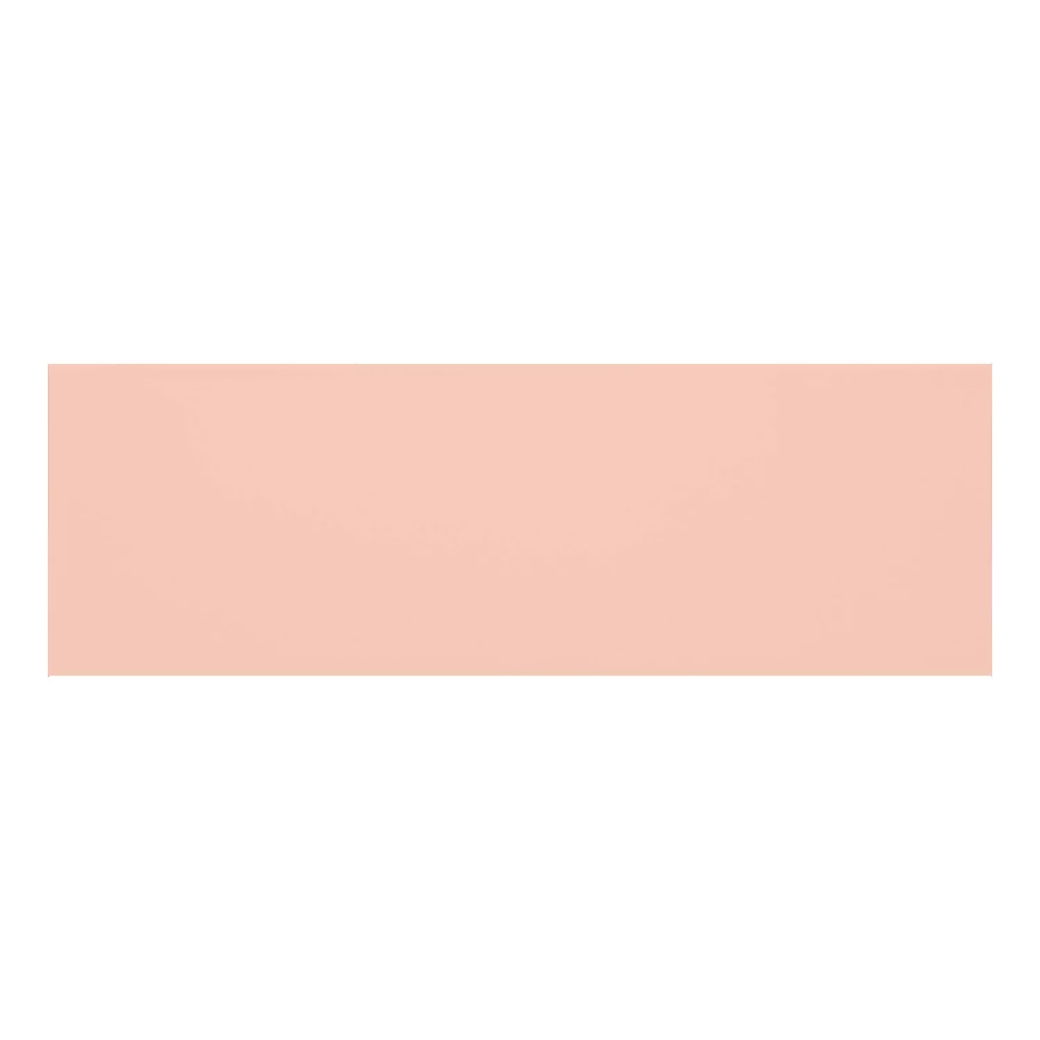 Metrofliese Orange Matt 10x30 cm Ohne Facette Candy Salmon