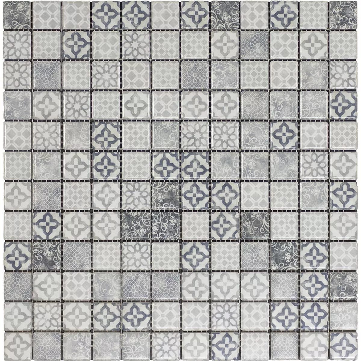 Keramik Mosaikfliesen Solavita Grau