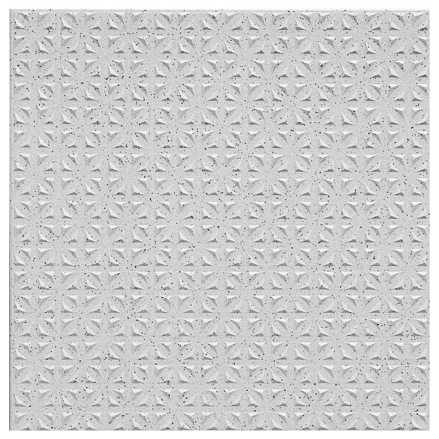 Muster Bodenfliese Feinkorn R12/V4 Grau Gespenkelt 20x20cm