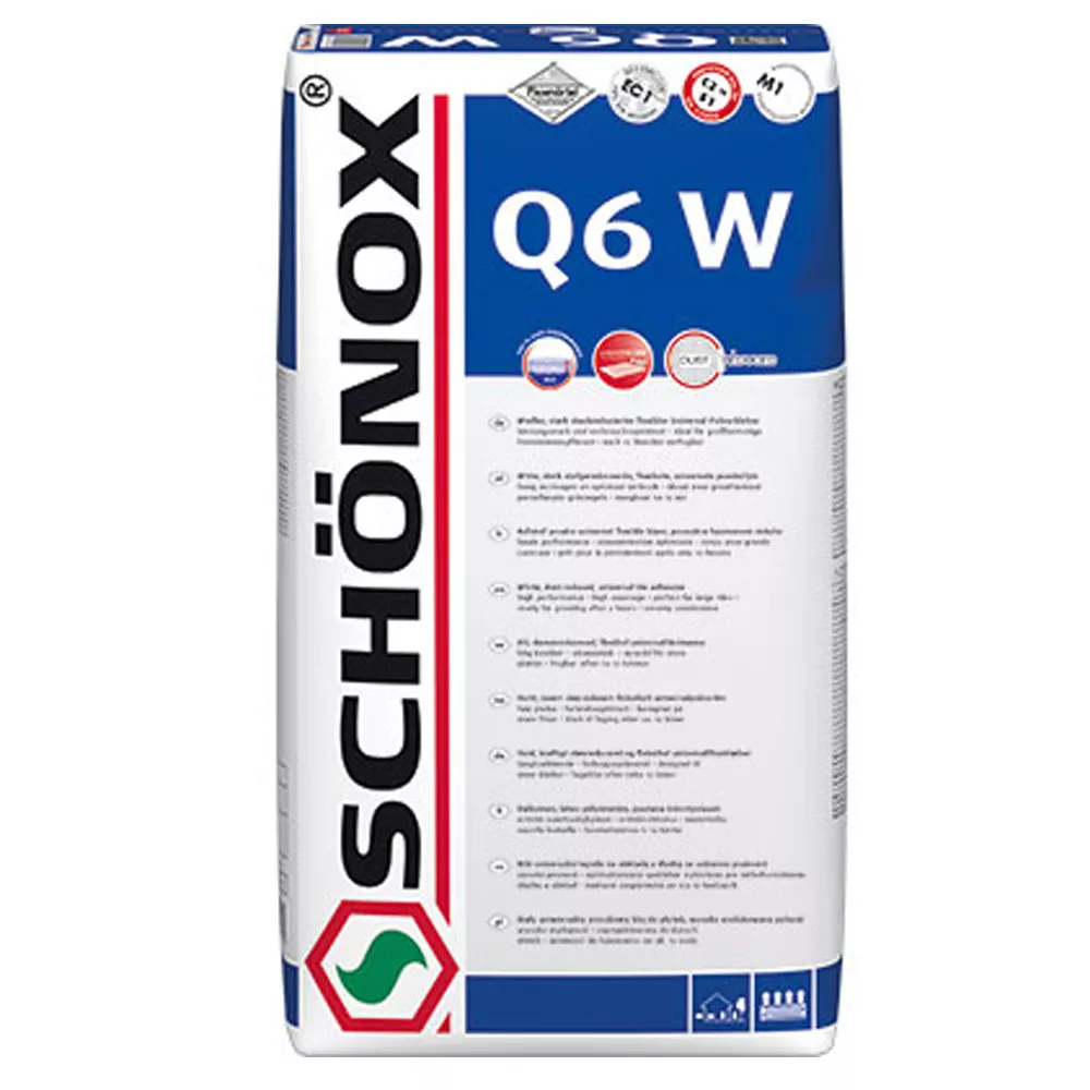 Fliesenkleber Schönox Q6 W (Wand&Boden) Universalkleber (25Kg) (Weiß)
