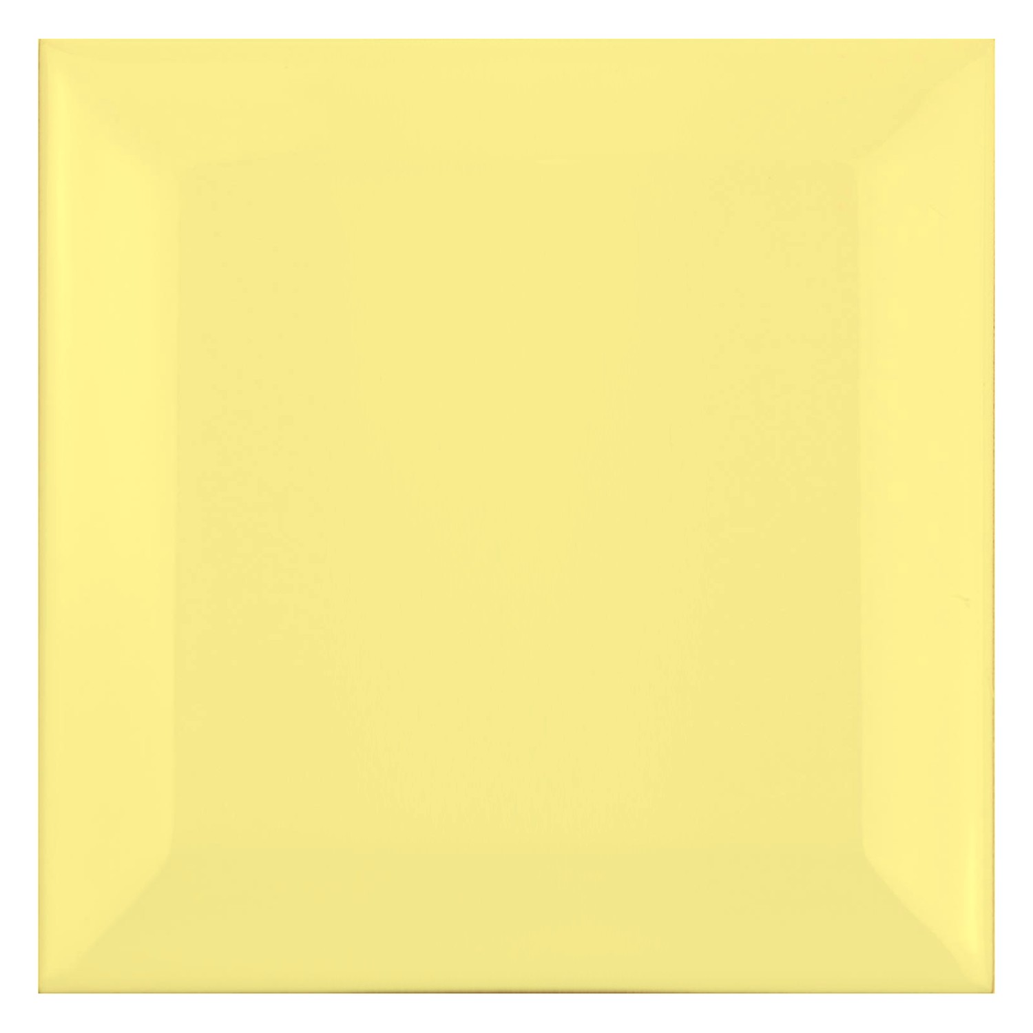 Metrofliese Gelb Matt 10x10 cm Facette Catarina Amarillo