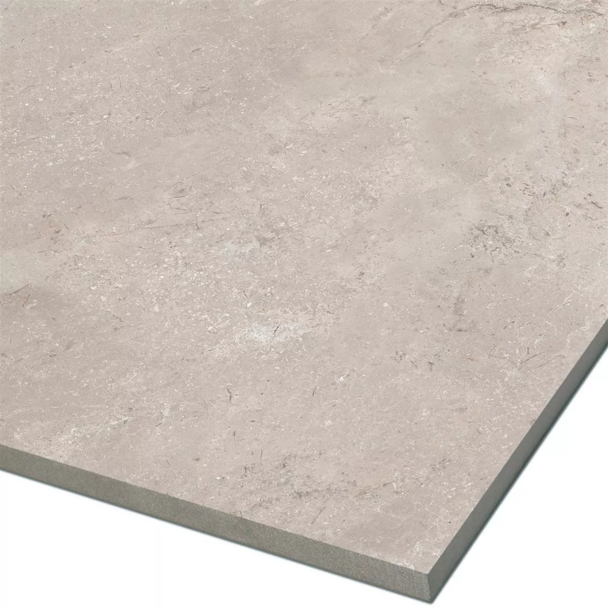 Muster von Bodenfliesen Pangea Marmoroptik Matt Beige 120x120cm