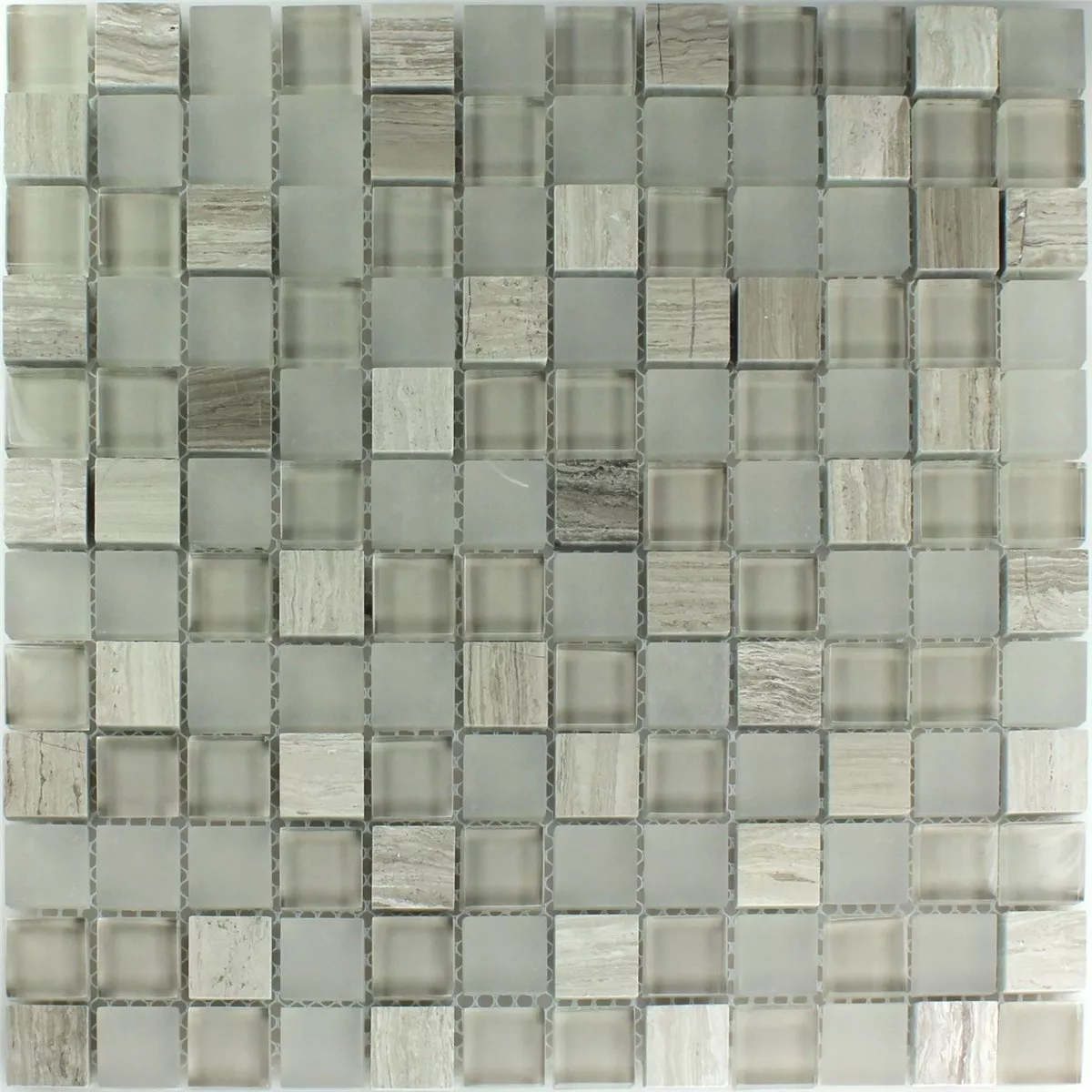 Muster von Mosaikfliesen Glas Marmor Burlywood 