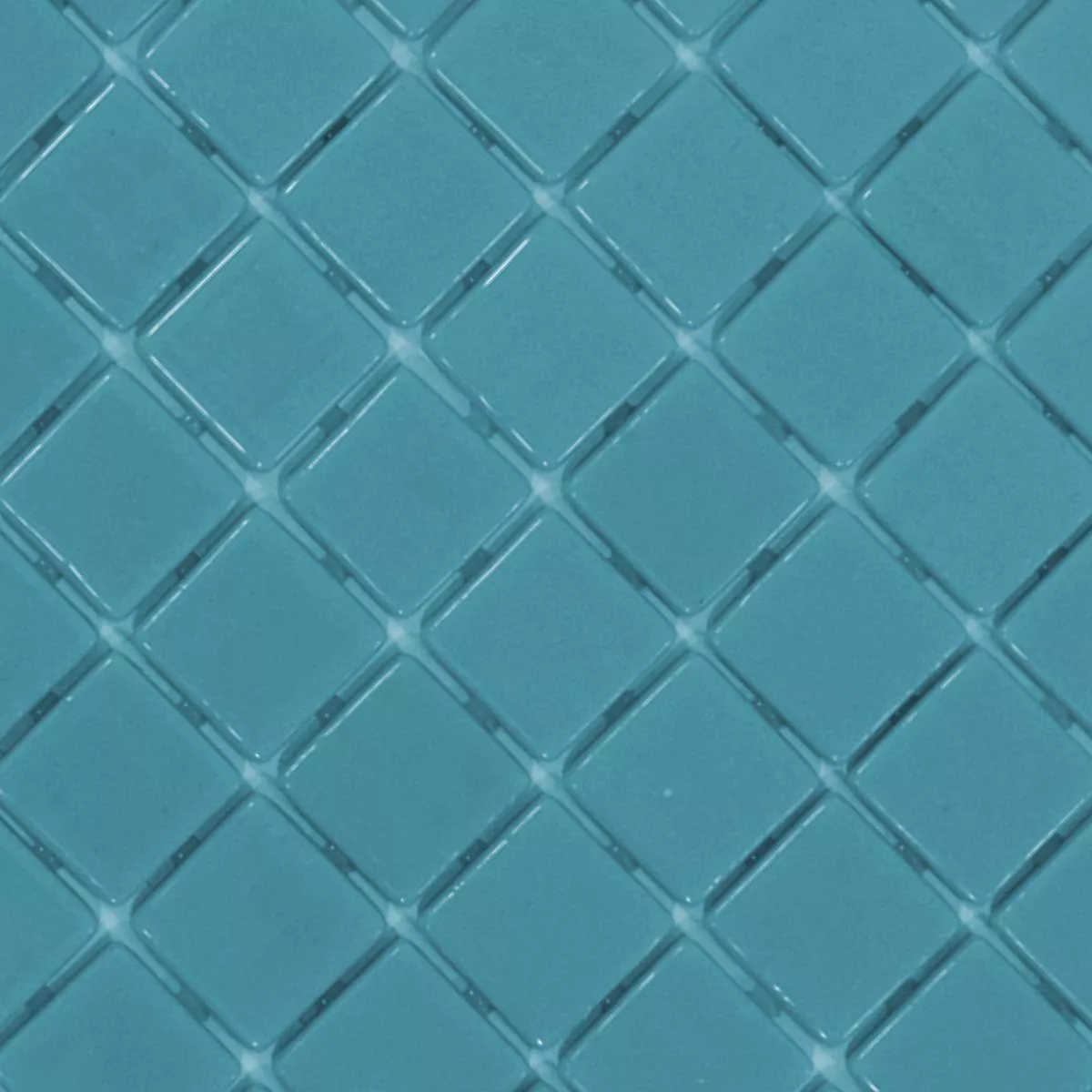 Glas Schwimmbad Pool Mosaik Venetia Hellblau