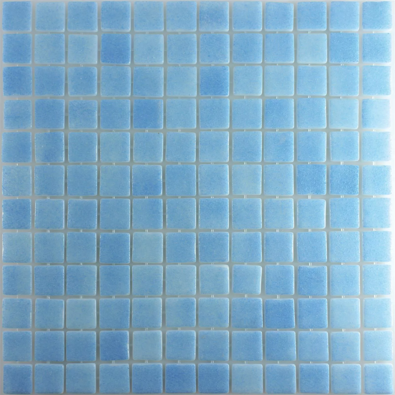 Muster von Glas Schwimmbad Pool Mosaik Lagune R11C Hellblau
