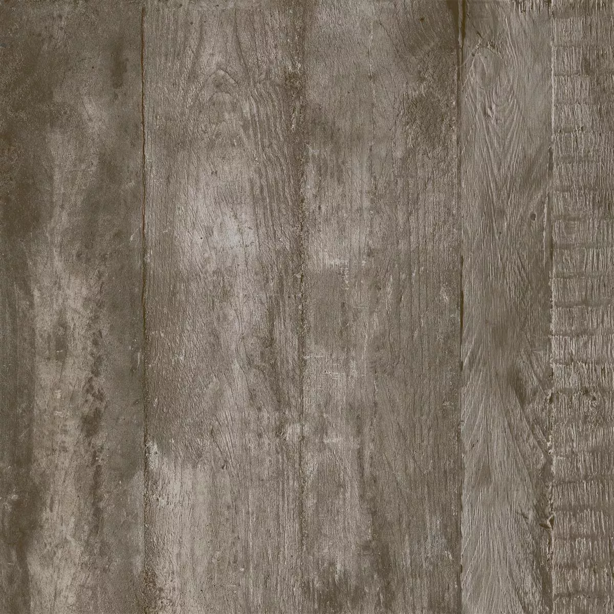 Muster Bodenfliesen Gorki Holzoptik 60x60cm Glasiert Braun