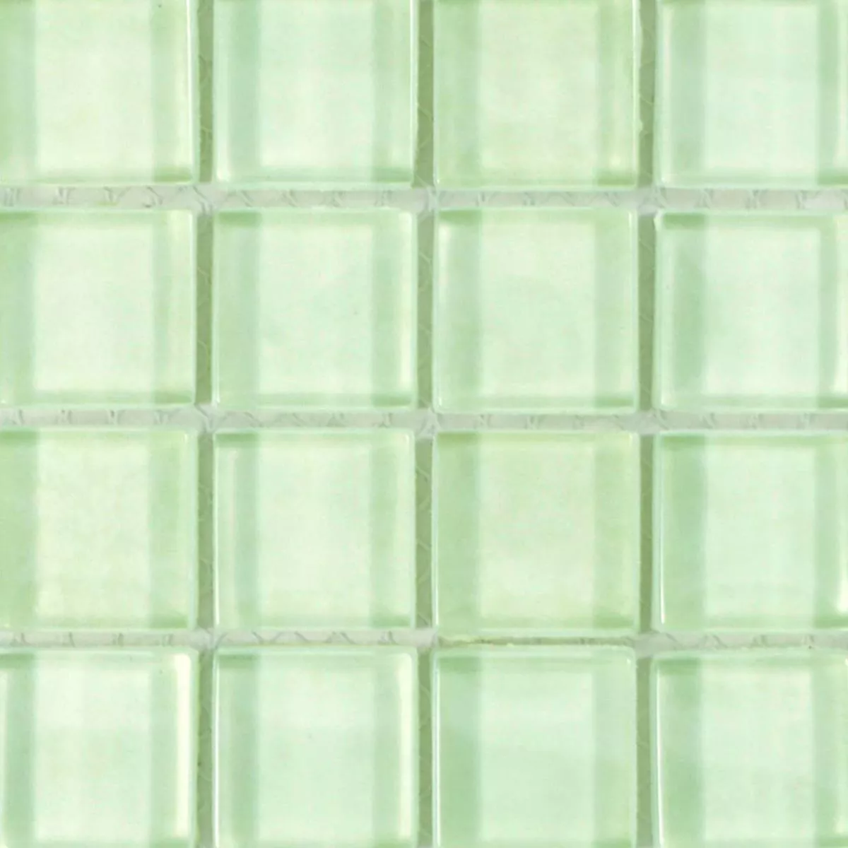 Muster von Glasmosaik Fliesen Destiny Neon Selbstleuchtend Quadrat 23