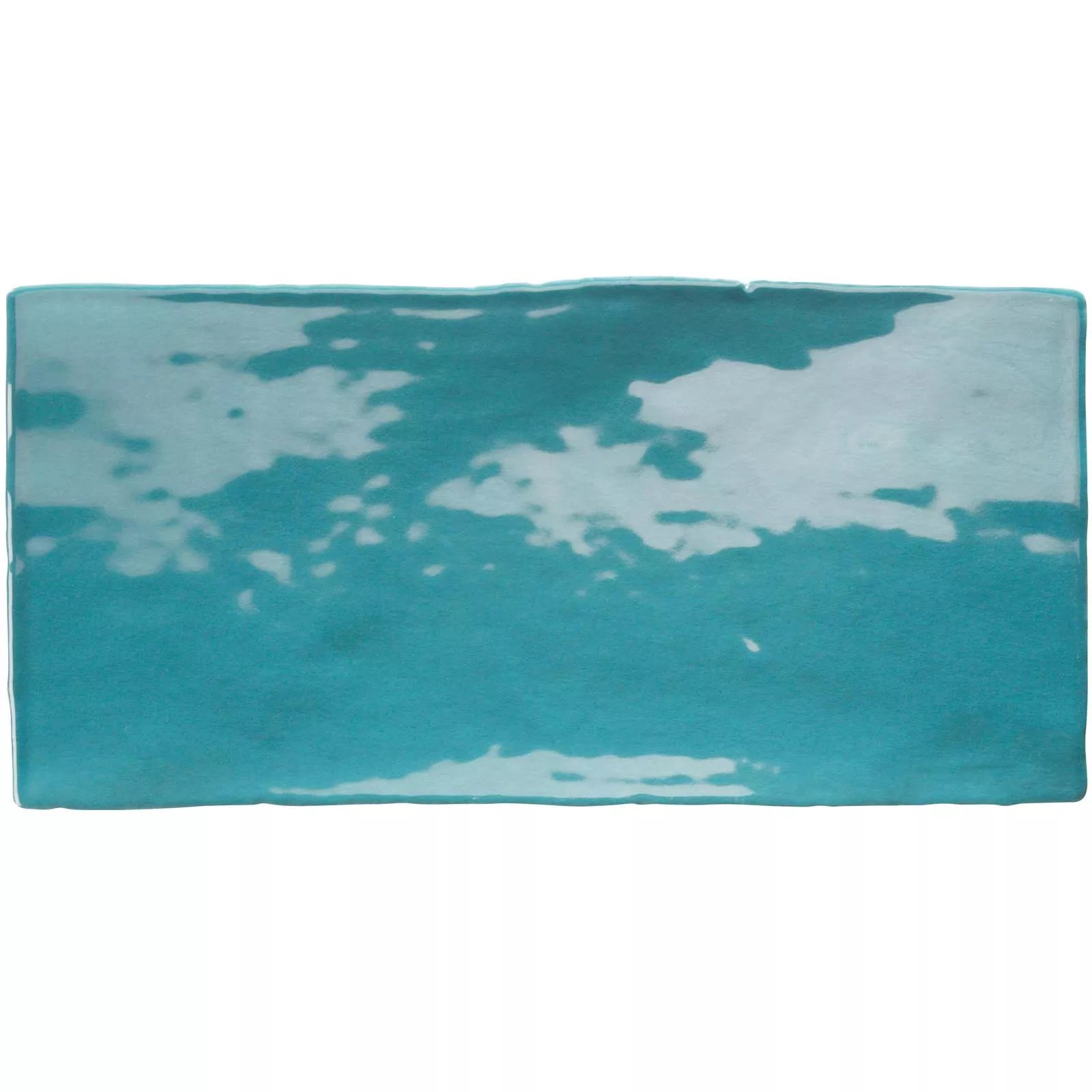 Muster Wandfliese Algier Handgemacht 7,5x15cm Marineblau
