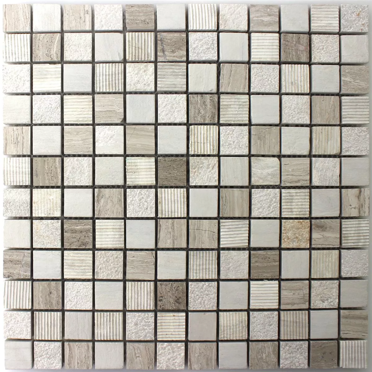 Mosaikfliesen Naturstein Macciato Beige Braun