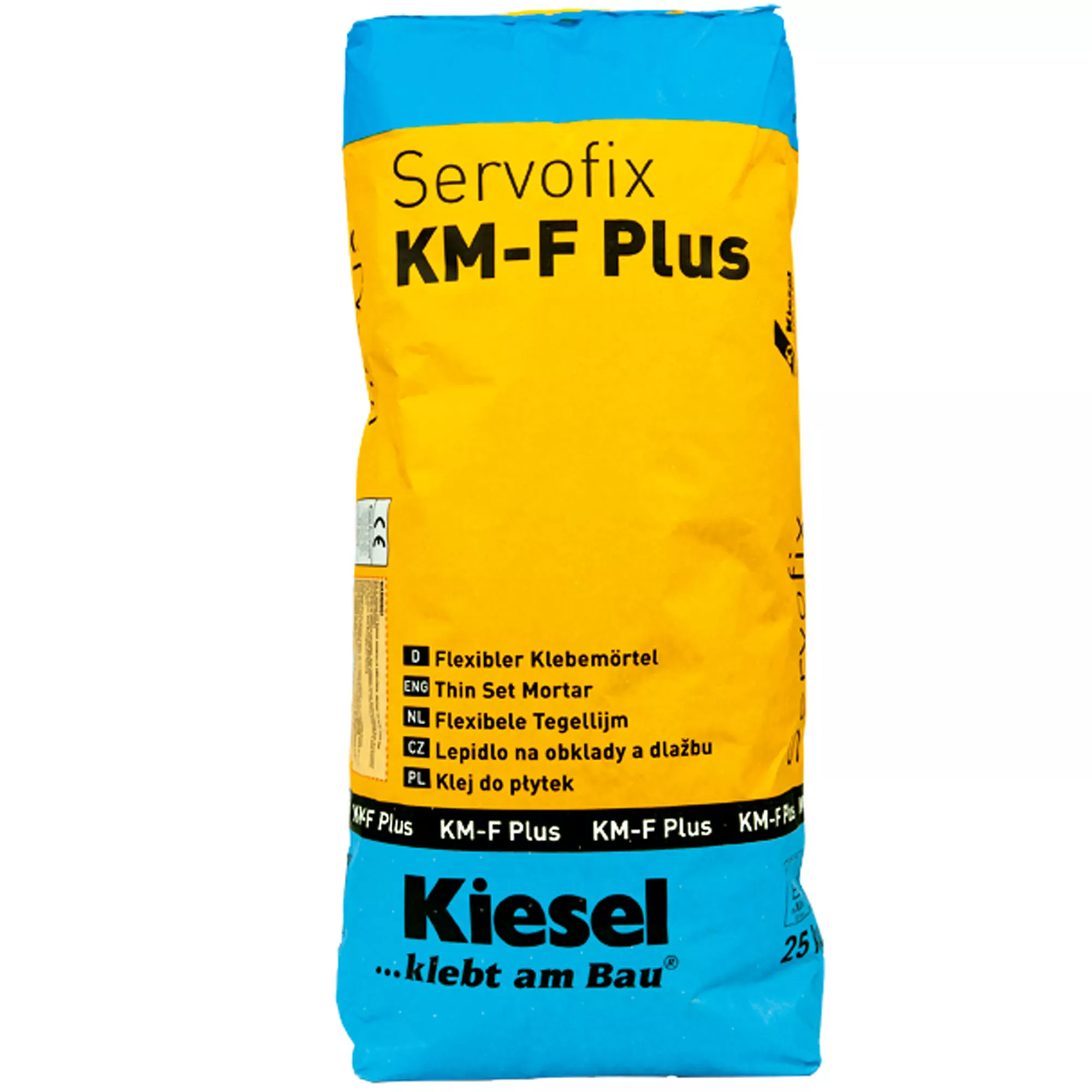 Kiesel Fliesenkleber Servofix KM-F Plus - flexibler Klebemörtel 25 Kg