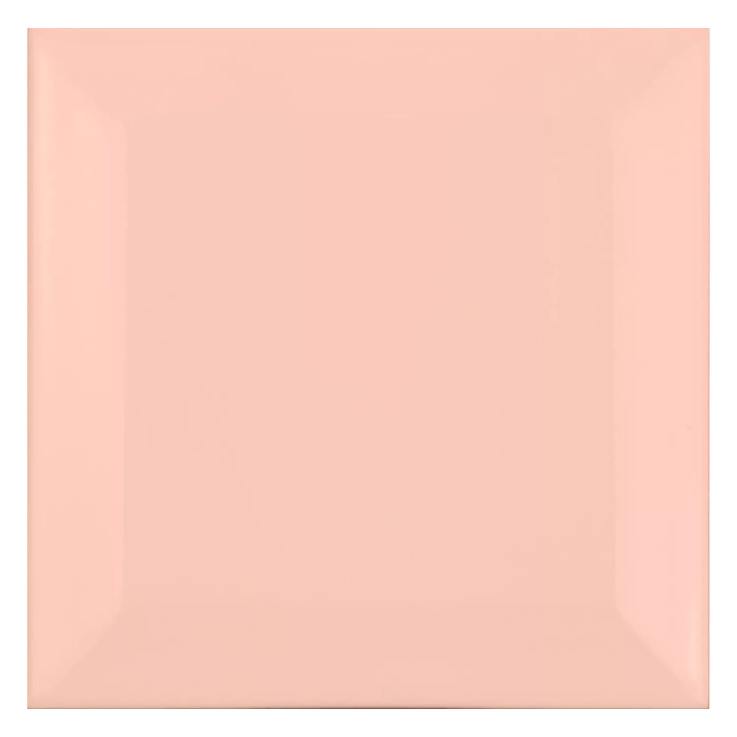 Metrofliese Orange Matt 10x10 cm Facette Catarina Salmon