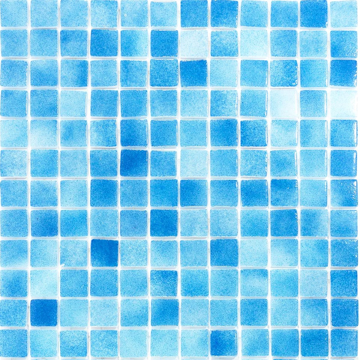 Glas Schwimmbad Pool Mosaik Lagoona Meerblau