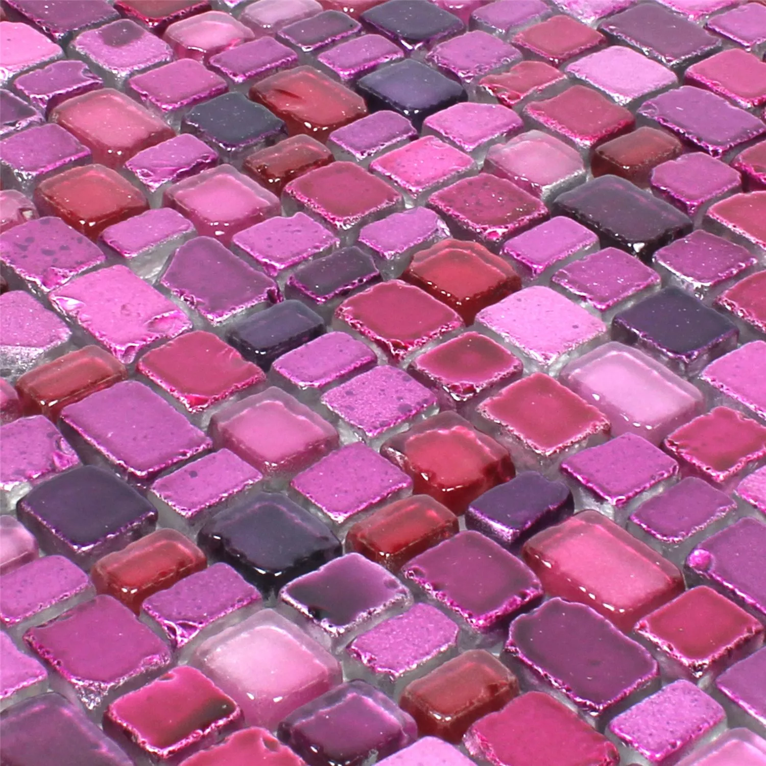 Mosaikfliesen Glas Roxy Violett