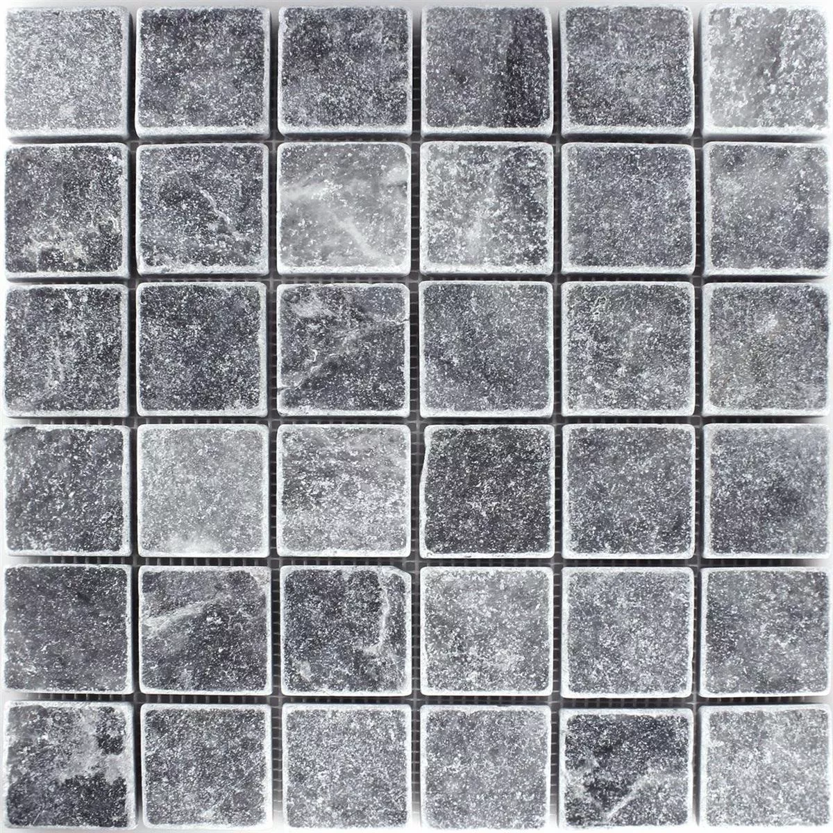 Mosaikfliesen Marmor Visso Nero 48