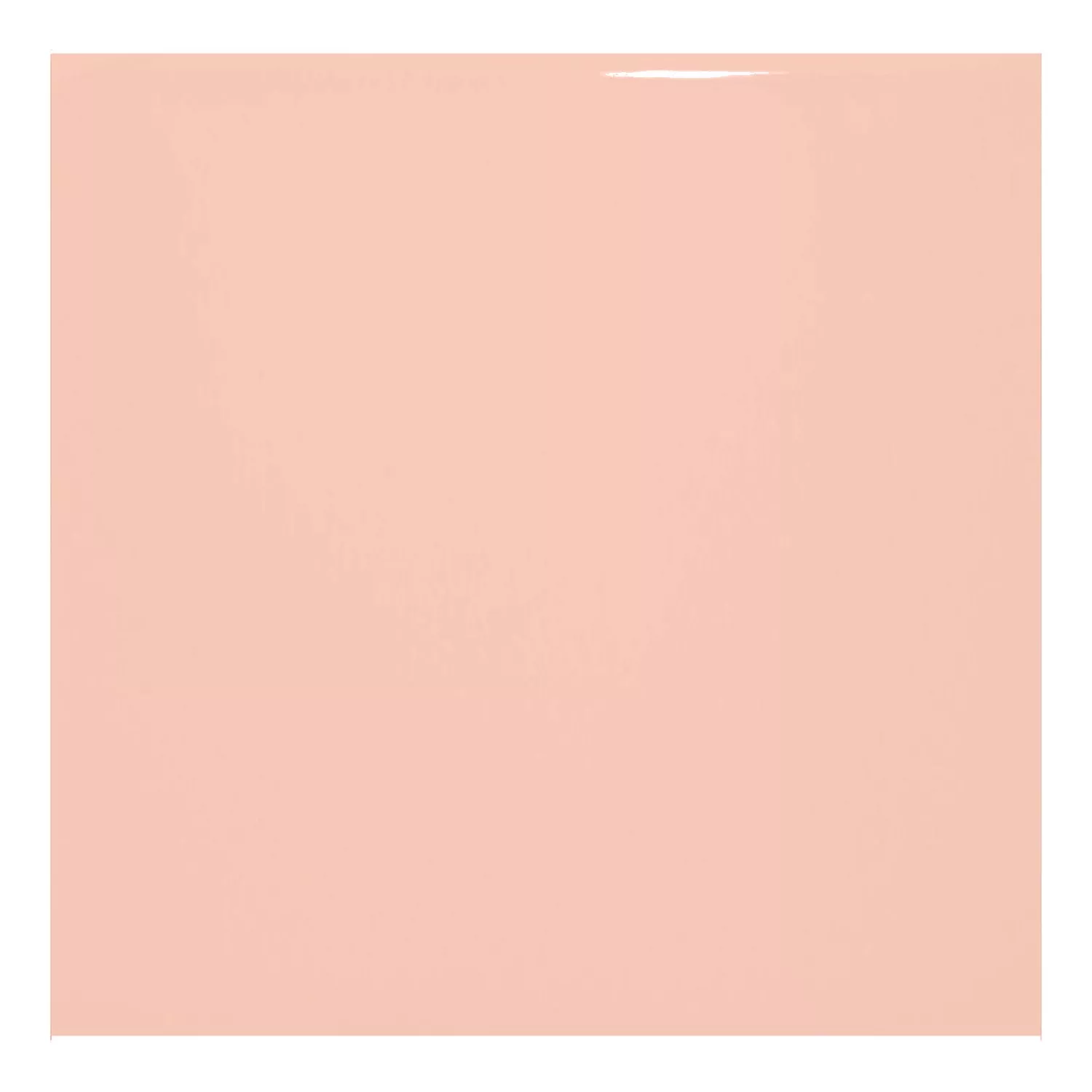 Metrofliese Orange Glänzend 10x10 cm Ohne Facette Freyburg Salmon