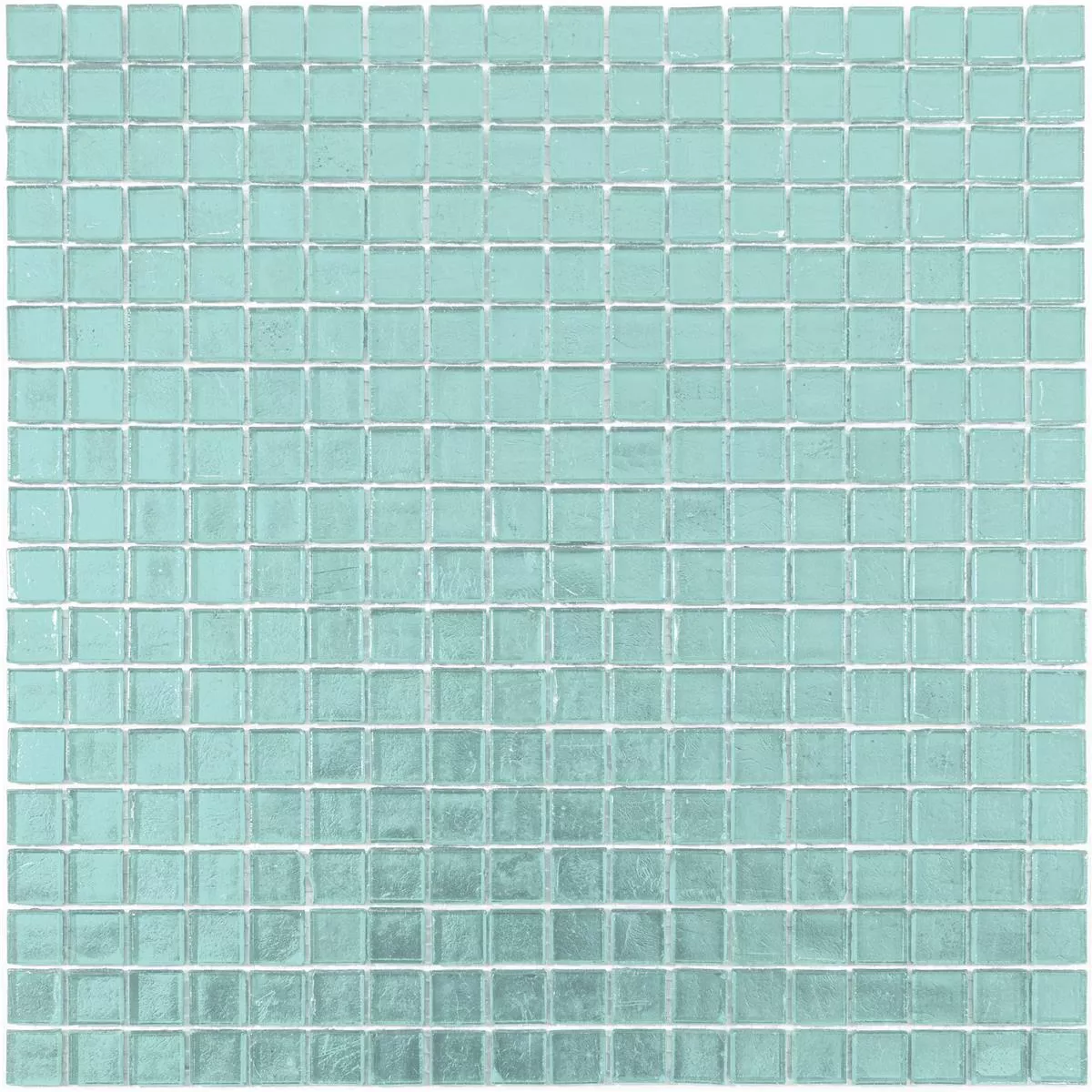 Muster von Glasmosaik Fliesen Anastasia Meerblau