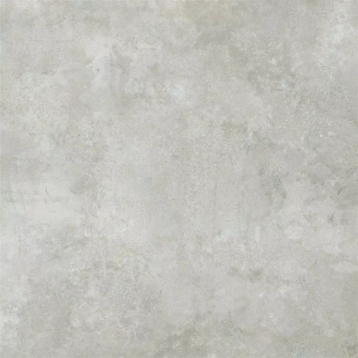 Muster Bodenfliese Illusion Metalloptik Lappato Grau 60x60cm