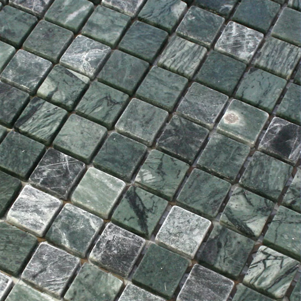 Mosaikfliesen Marmor 23x23x8mm Verde