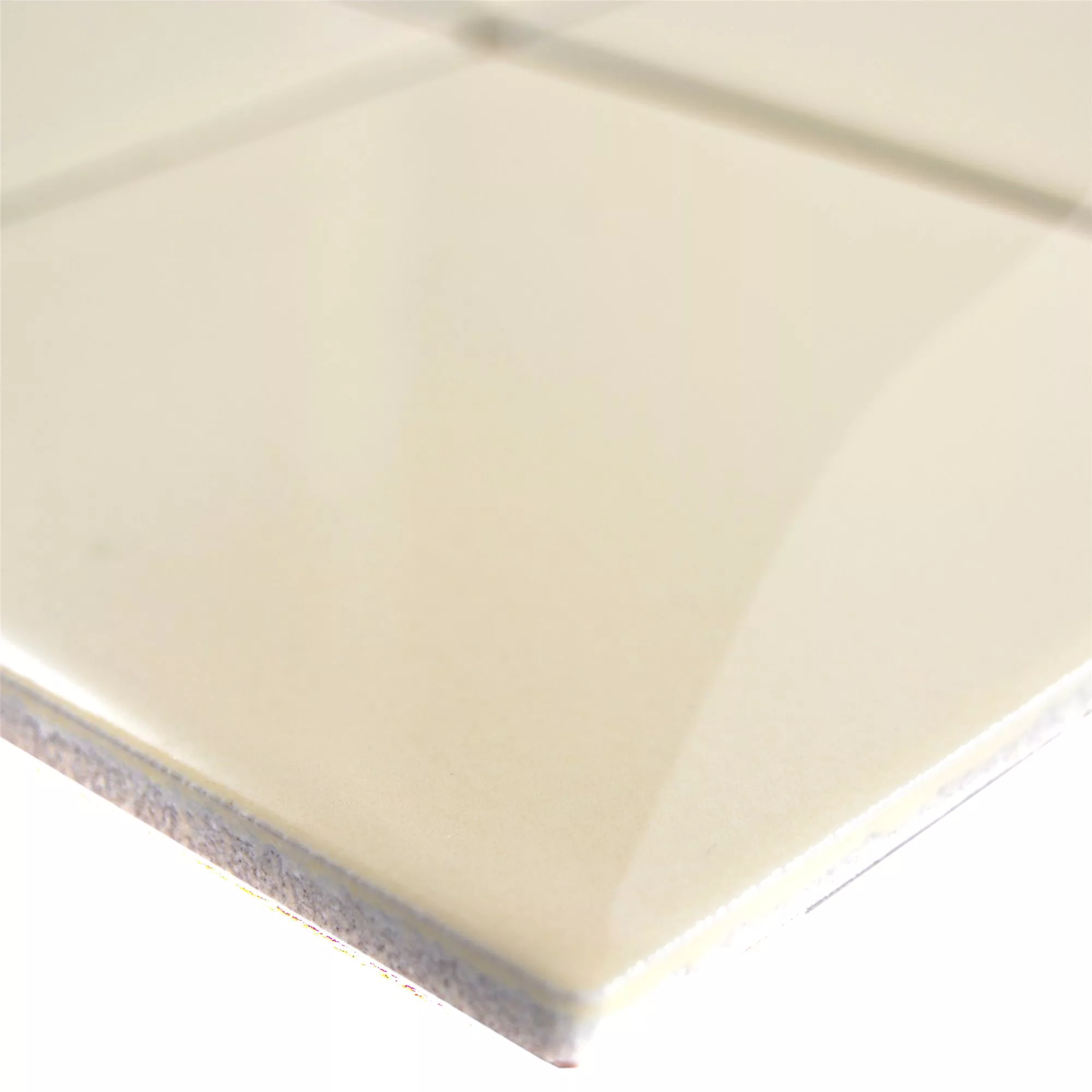 Keramik Mosaikfliesen Adrian Beige Glänzend Quadrat 98 Keramik Mosaikfliesen Adrian Beige Glänzend Quadrat 98