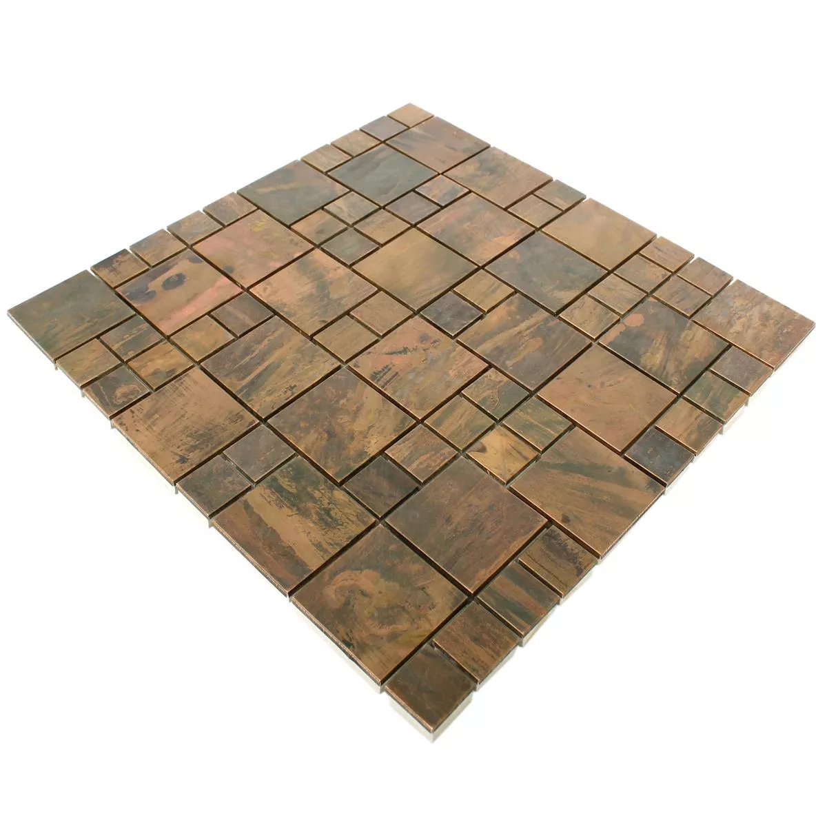 Muster von Metall Kupfer Mosaikfliesen Myron Kombi