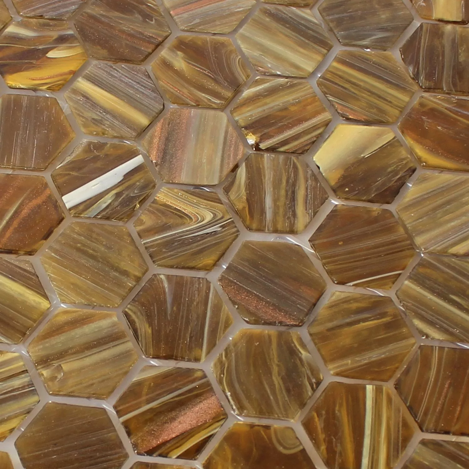 Mosaikfliesen Trend-Vi Glas Hexagonal 282