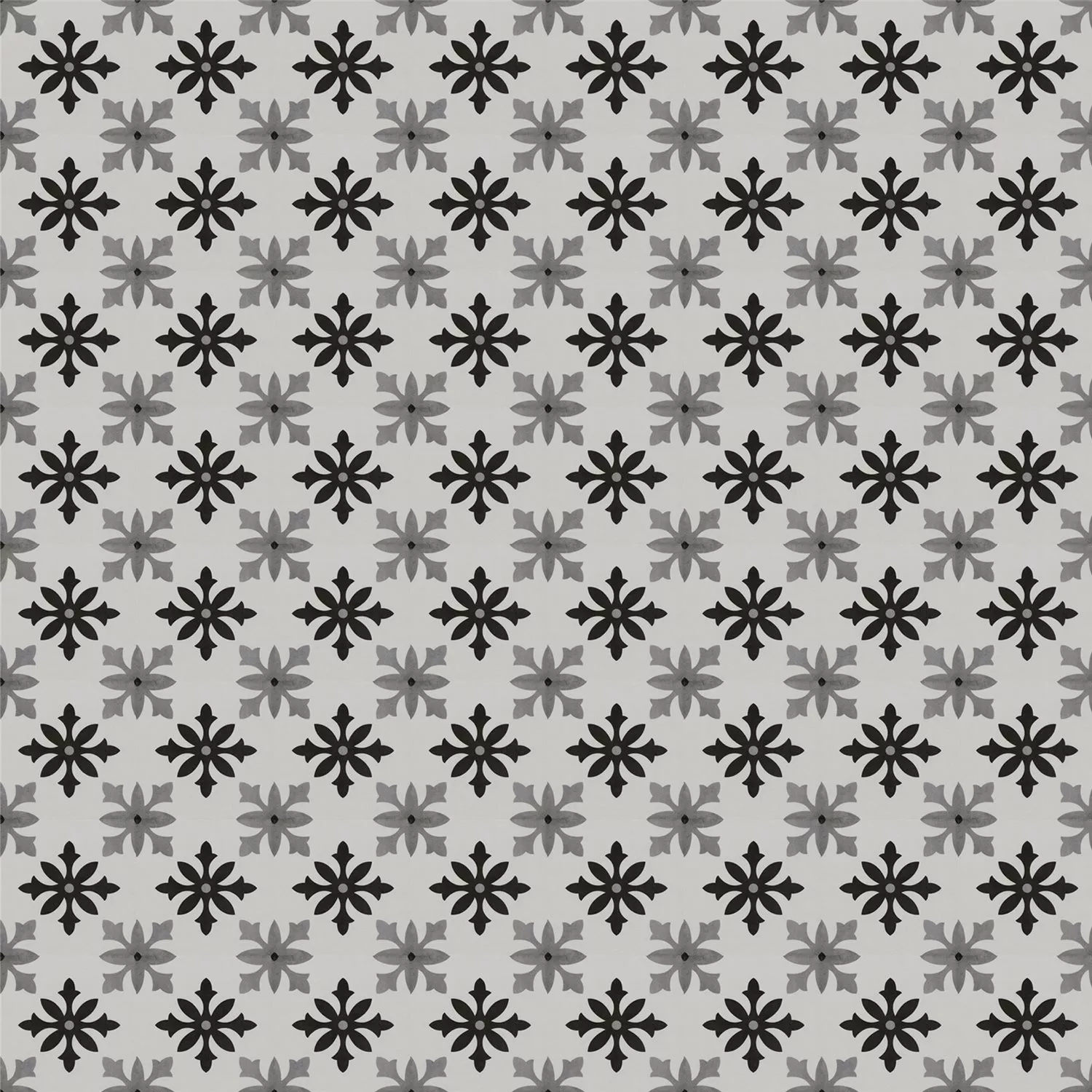 Muster Zementfliesen Optik Gotik Parodi 22,3x22,3cm