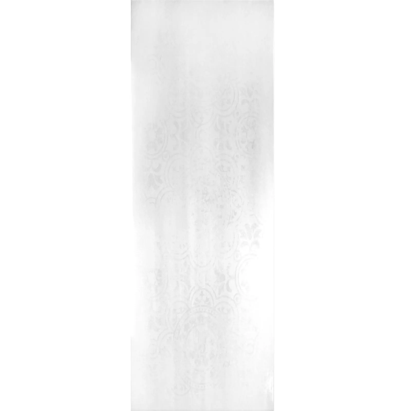 Muster Wandfliesen Friedrich Steinmatt Weiß 30x90cm Dekor