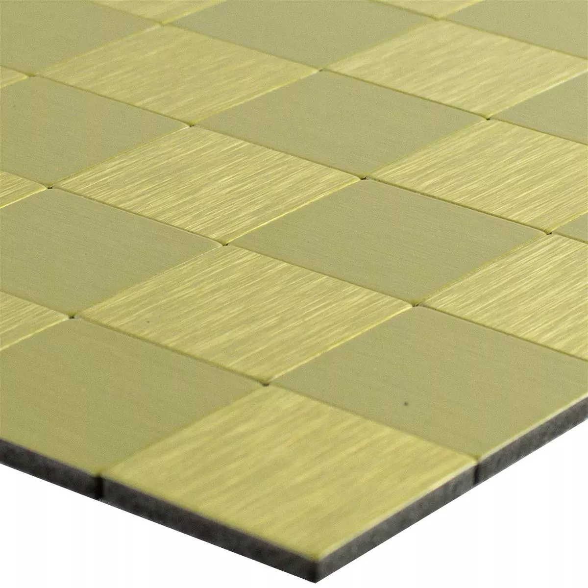Mosaikfliesen Metall Selbstklebend Vryburg Gold Quadrat 23 Mosaikfliesen Metall Selbstklebend Vryburg Gold Quadrat 23