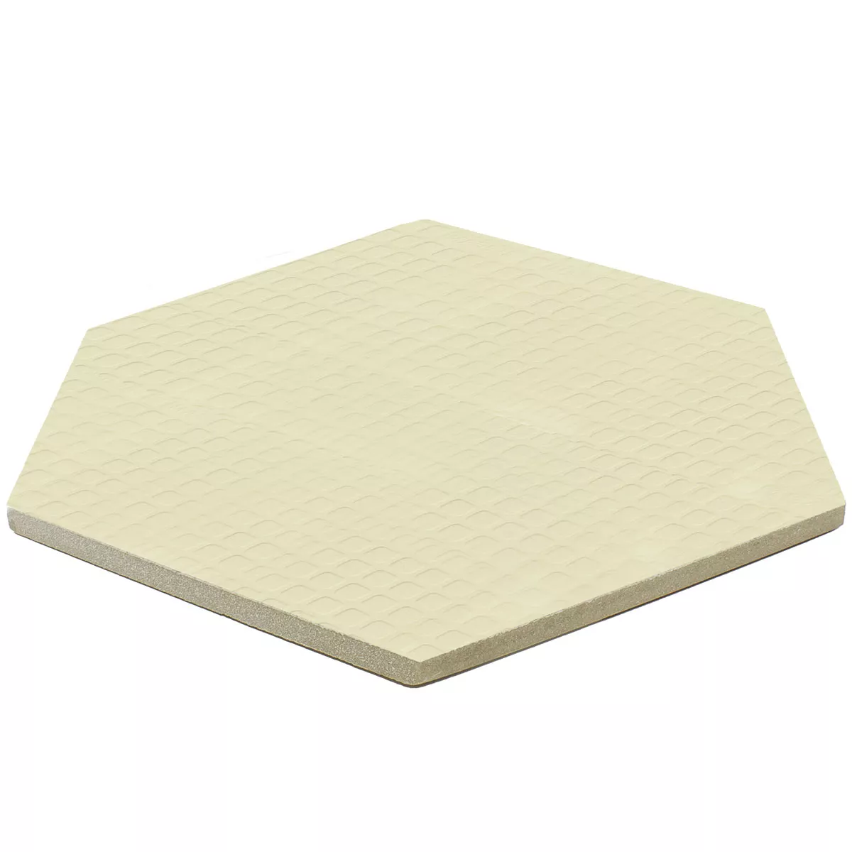 Feinsteinzeug Fliesen Honiara Hexagon Grundfliese Taupe 22,5x25,9cm