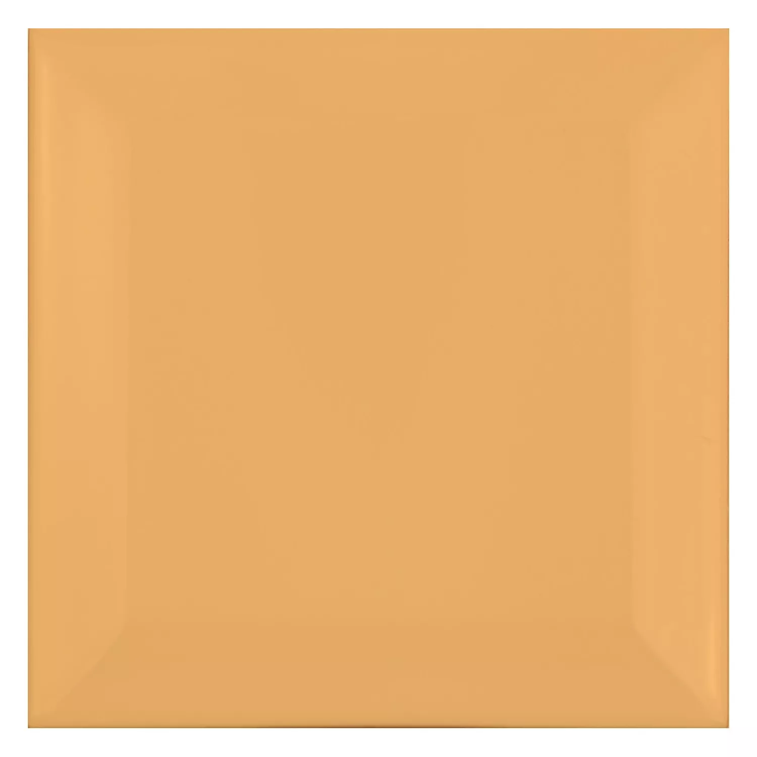 Metrofliese Gelb Matt 10x10 cm Facette Catarina Mostaza