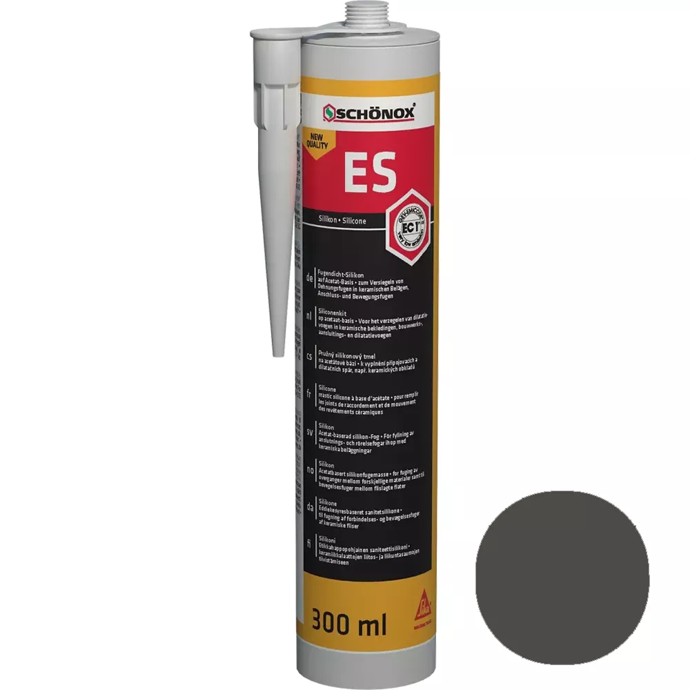 Schönox ES Dunkelgrau Fugendicht- Silikon (300ml)