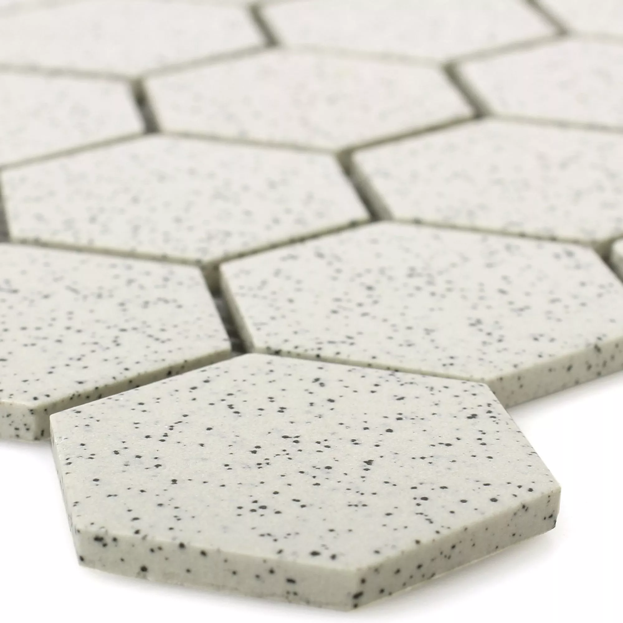 Keramik Mosaikfliesen Luanda Beige Hexagon 51 Keramik Mosaikfliesen Luanda Beige Hexagon 51