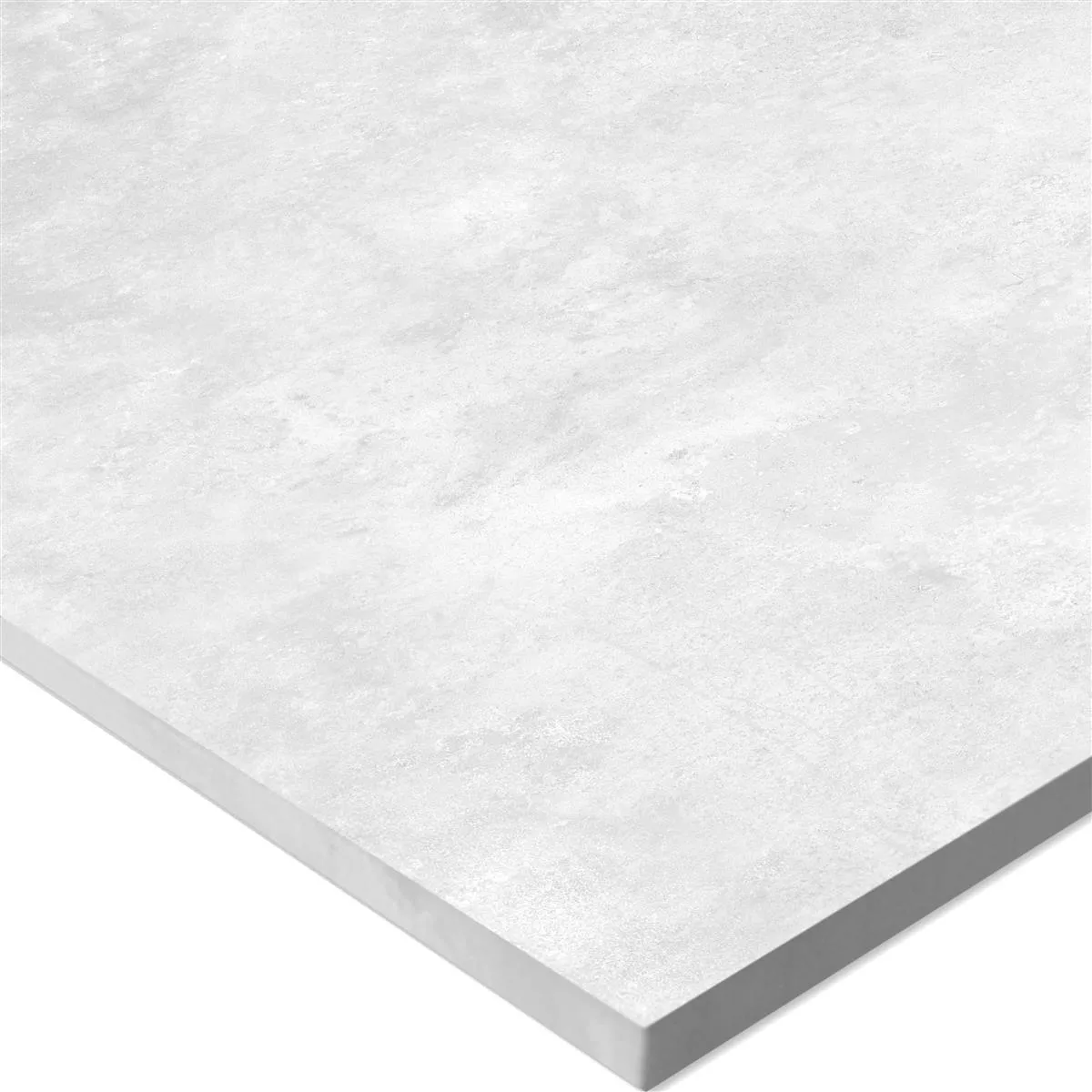 Bodenfliese Illusion Metalloptik Lappato Weiß 30x60cm