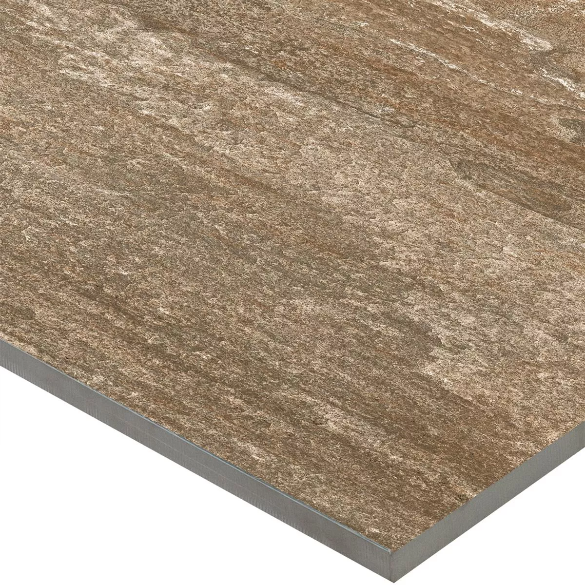 Terrassenplatte Feinsteinzeug Rustburg Kupfer 60x60x2 cm