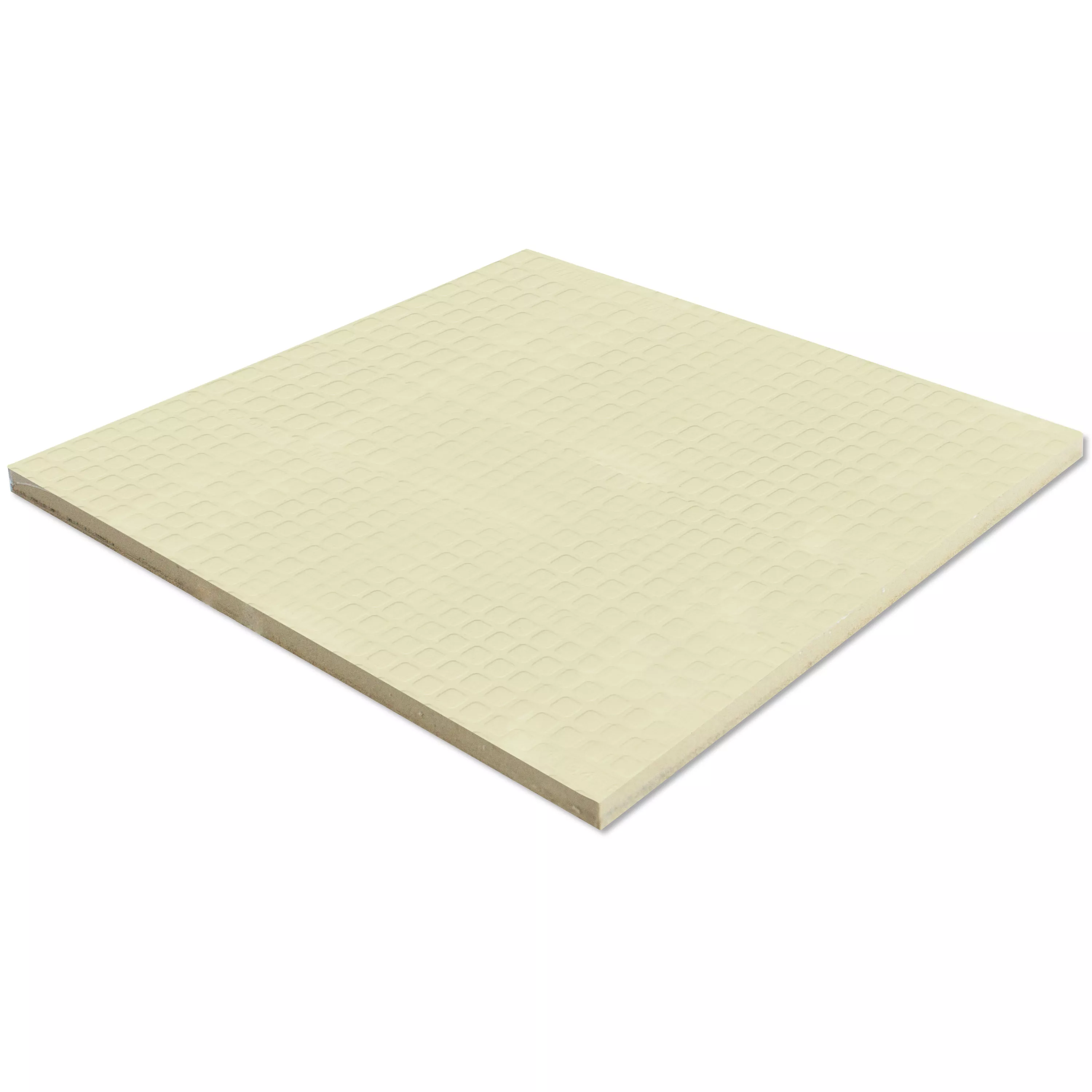 Wandfliesen Verbania Glänzend Gewellt Beige 20x20cm