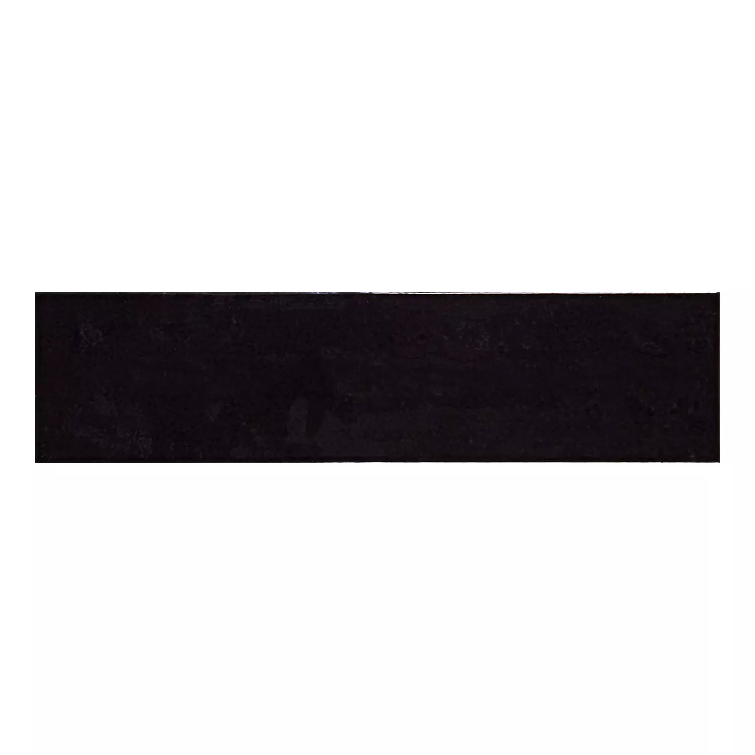 Alcacer Schwarz Glänzend Rustikal 7,5x30 cm Negro