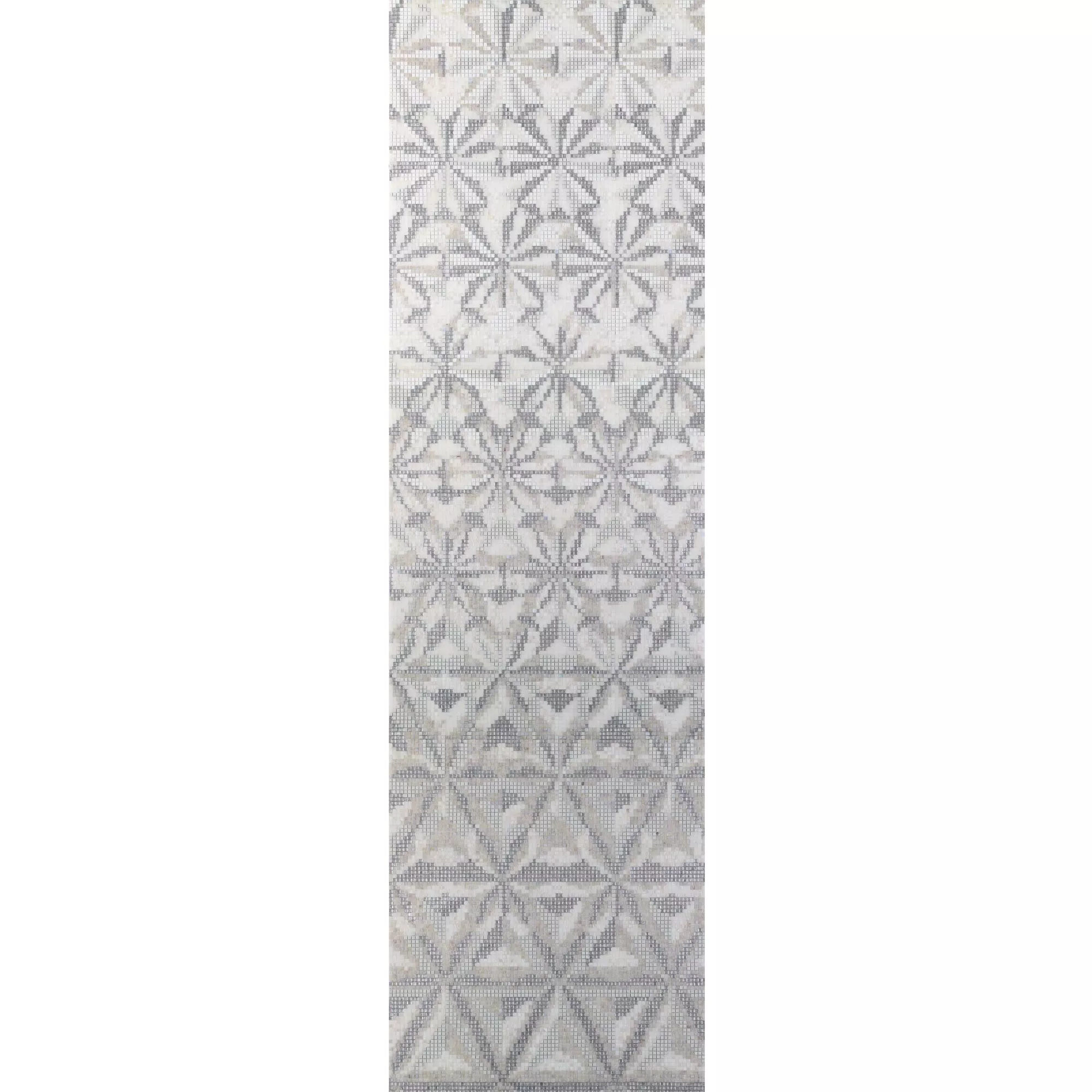 Glas Mosaik Bild Magicflower White 130x240cm Glas Mosaik Bild Magicflower White 130x240cm