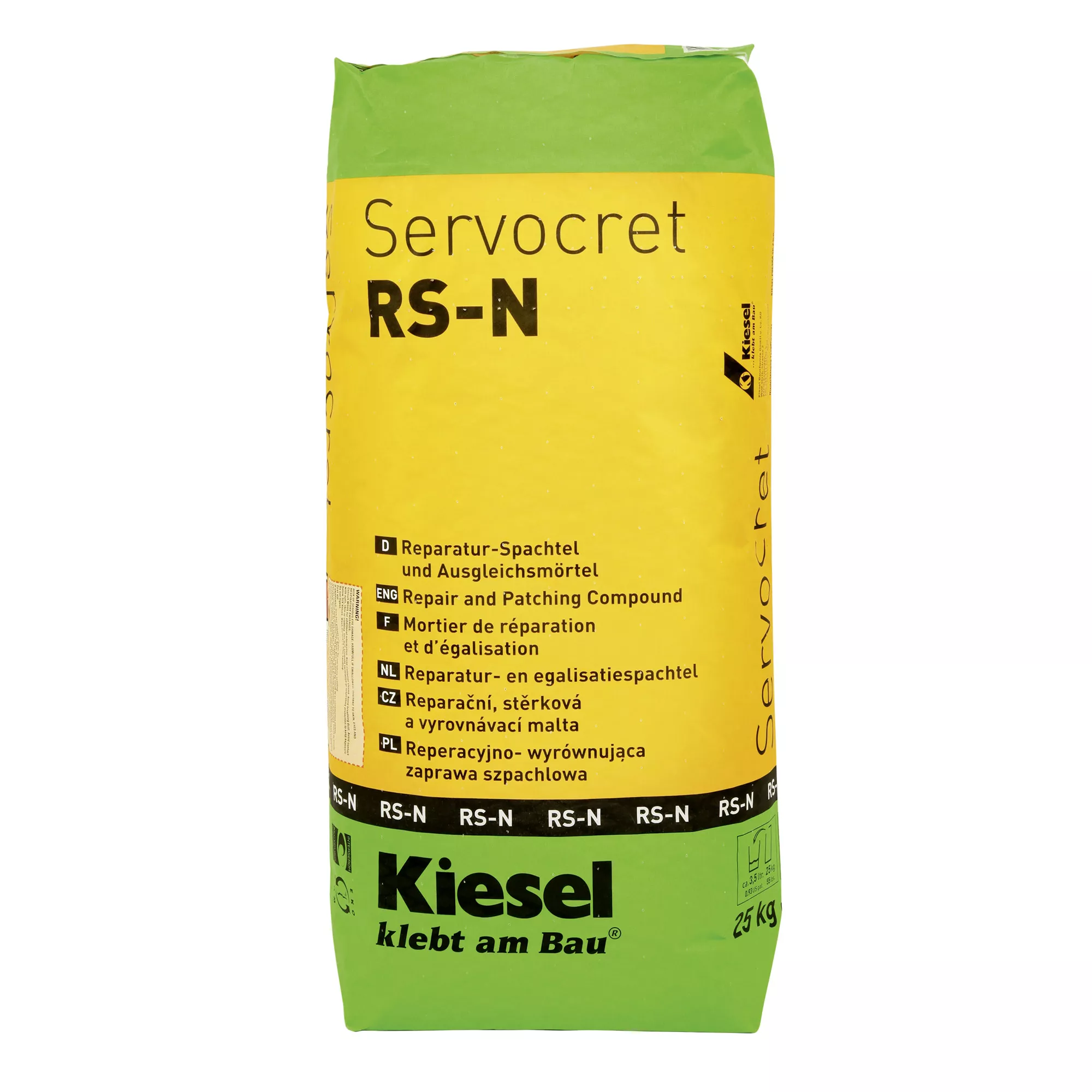 Kiesel Servocret RS-N - Reparatur Spachtel und Ausgleichsmörtel (25KG)
