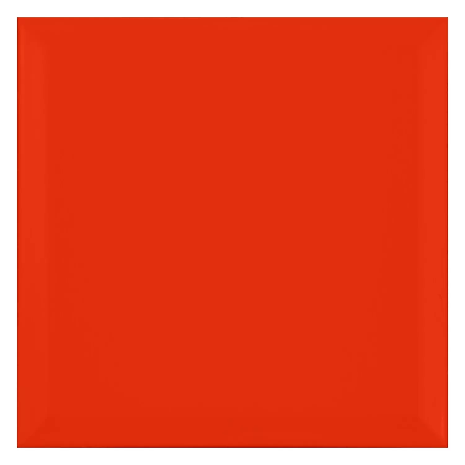 Metrofliese Rot Matt 20x20 cm Facette Freetown Rojo