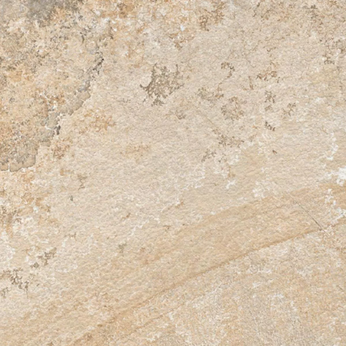 Terrassenplatte Feinsteinzeug McClave Beige 60x60x2 cm