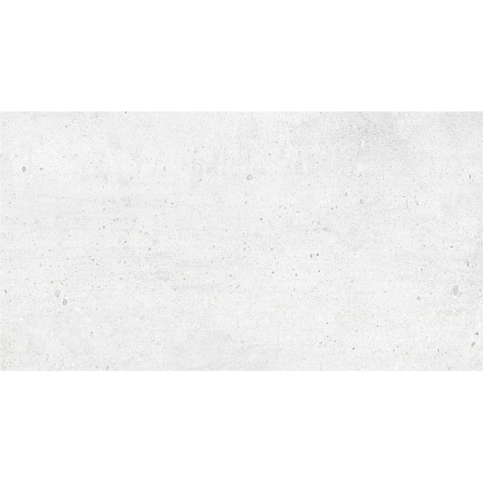 Muster Bodenfliesen Freeland Steinoptik R10/B Weiß 30x60cm