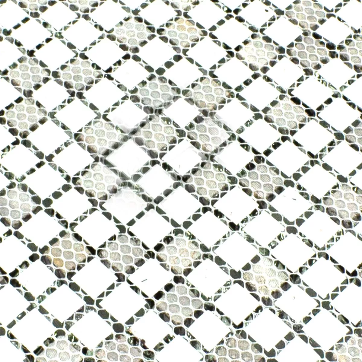 Mosaikfliesen Glas Marmor Estrella Braun